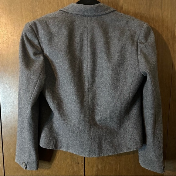 Vintage Pendleton Virgin Wool Gray Jacket Blazer Academia Nerd Core USA Sz S - Picture 7 of 10